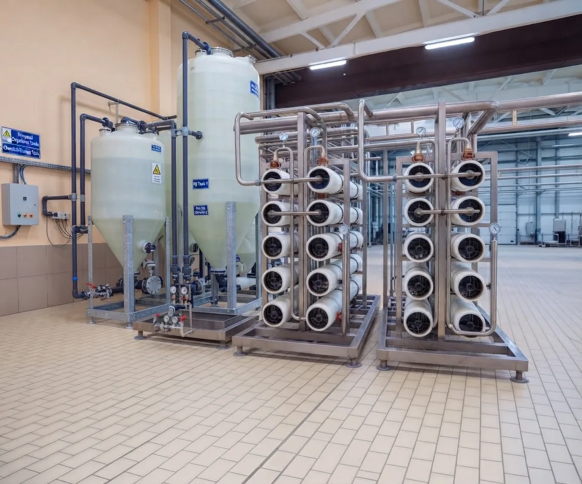 Ultrafiltrasyon (UF) Sistemleri / Ters Osmoz (RO) / Membran Filtrasyon / UV Sterilizasyon